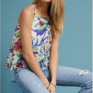 Maeve by Anthropologie Floral sleeveless Tank Top